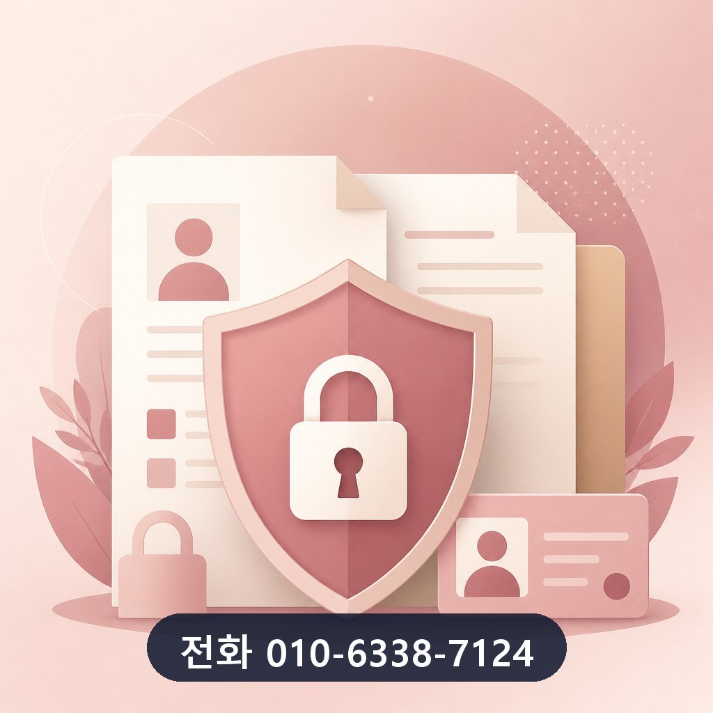 롯데카드 현금화 개인정보 보호 이미지 · 문의 010-6338-7124